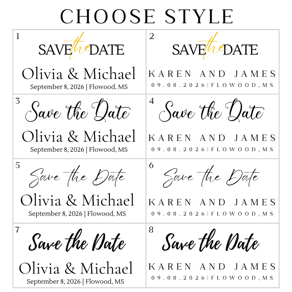 Save the Date Magnets