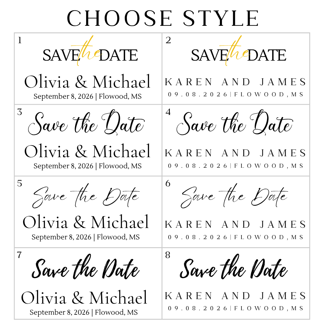 Save the Date Magnets